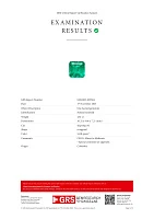 Украшение GRS GemResearch Swisslab  Кольцо с изумрудом 4,81 ct. "Muzo Green" Colombia   