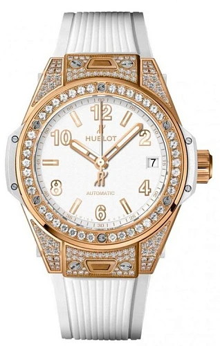 Заказать Hublot  Big Bang One Click King Gold White Pave 39 Mm  465.OE.2080.RW.1604