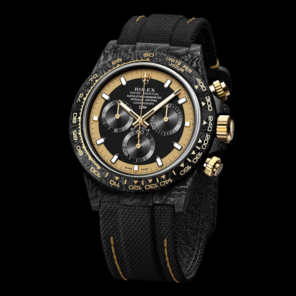 Заказать DiW  Rolex Daytona 40 Mm Cream Invert Gold  