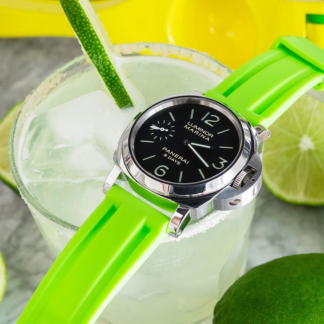 Часовой ремешок Panerai  Ремешок Для Часов Lime 44/47Mm Strap  