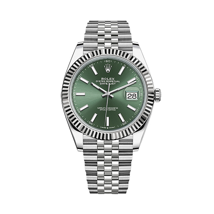 Часы Rolex  Datejust 41Mm Mint Green 2023  126334-0028