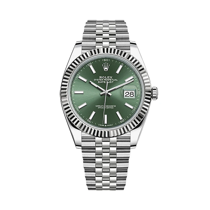Часы Rolex  - Datejust 41Mm Mint Green 2023  126334-0028