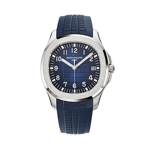 Часы Patek Philippe  Aquanaut White Gold Blue Dial  5168G-001