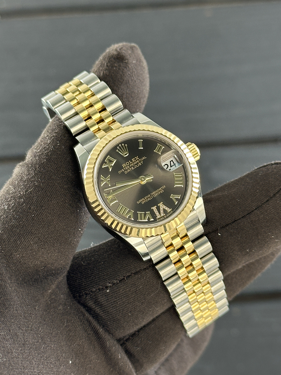 Часы Rolex  Steel And Yellow Gold Grey Dial  278273