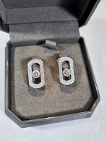 Украшение Messika  So Move Pavé Earrings  12931-WG 