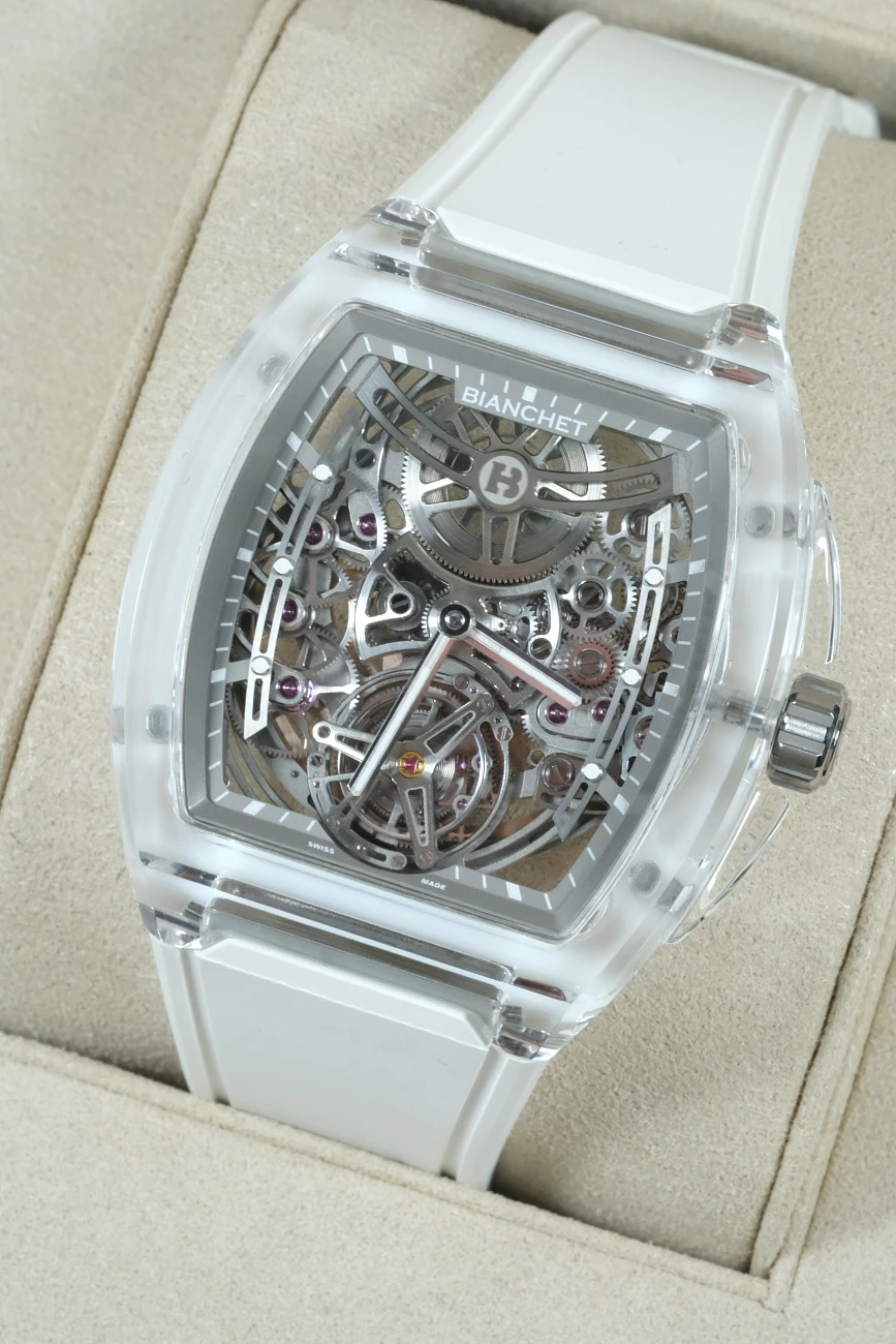 Часы Bianchet  UltraFino Skeleton Sapphire White Flying Tourbillon  CYKA TXXF M