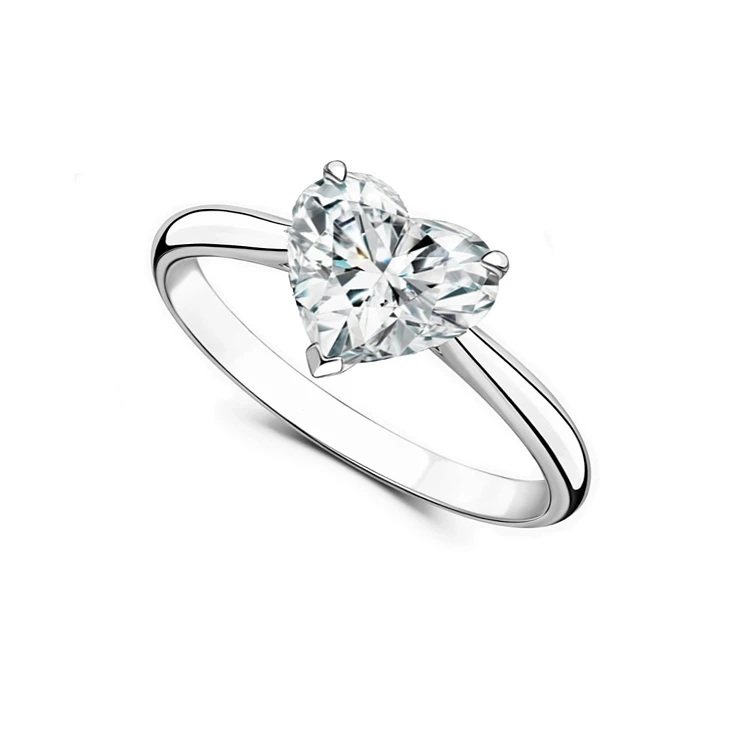 Украшение GIA  Кольцо с бриллиантом 1,50 ct. L/Internally Flawless "Неаrt"   