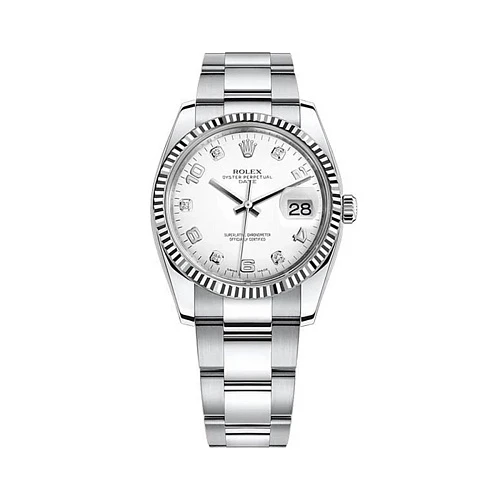 Часы Rolex  Oyster Perpetual Date Diamond Index  115234