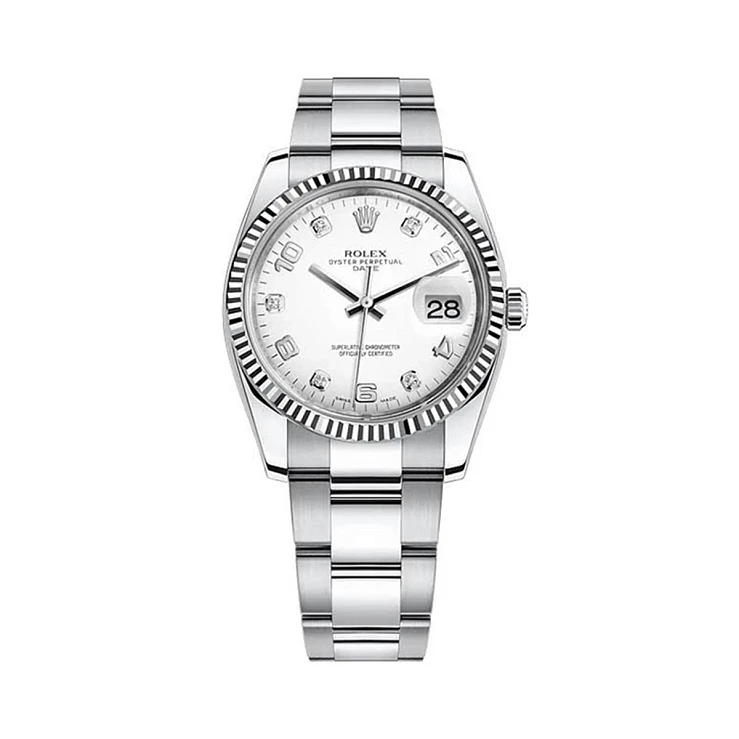 Часы Rolex  Oyster Perpetual Date Diamond Index  115234