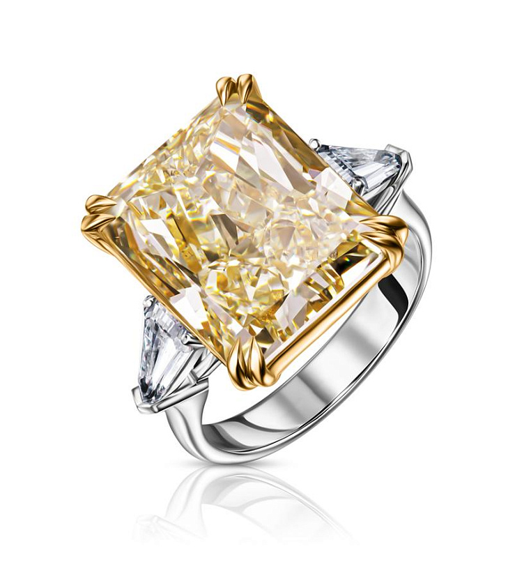 Украшение NO NAME  Кольцо С Бриллиантом 12,45 Ct. Fly/Si1   