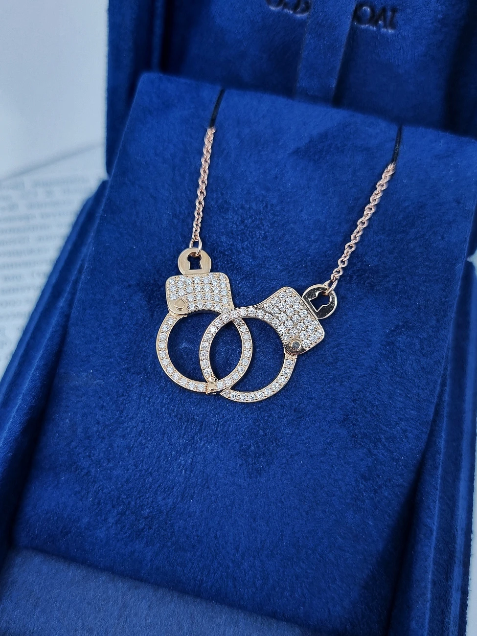 Украшение Jacob &amp; Co  Love Lockdown Interlocking Diamond Necklace Rg  92459159 