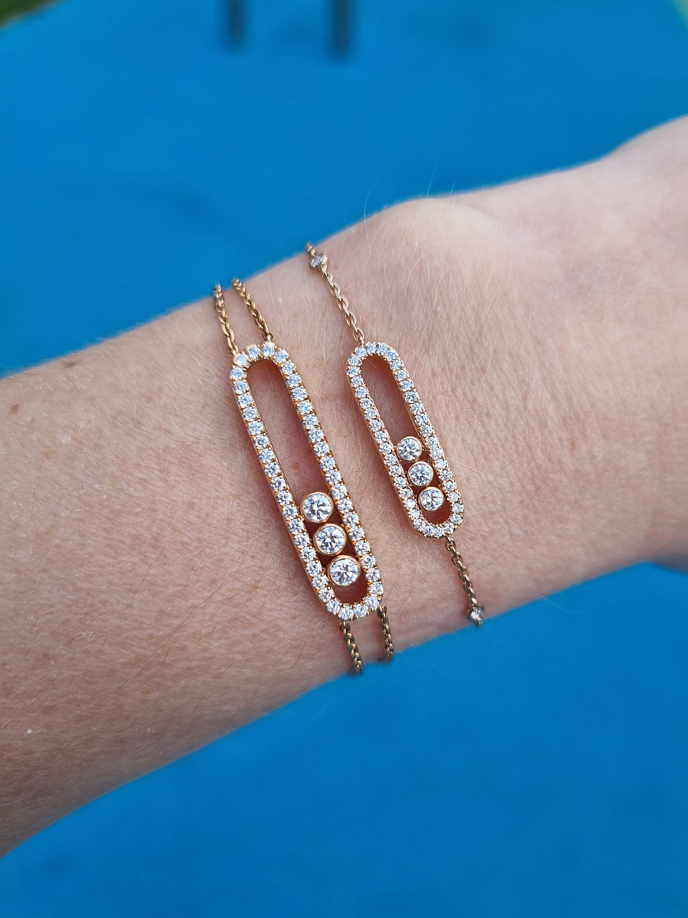 Украшение MESSIKA  Браслет Baby Move Pavé  04325-PG 