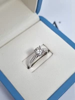 Украшение GIA  Кольцо с бриллиантом 1,01 ct. I/VS1   