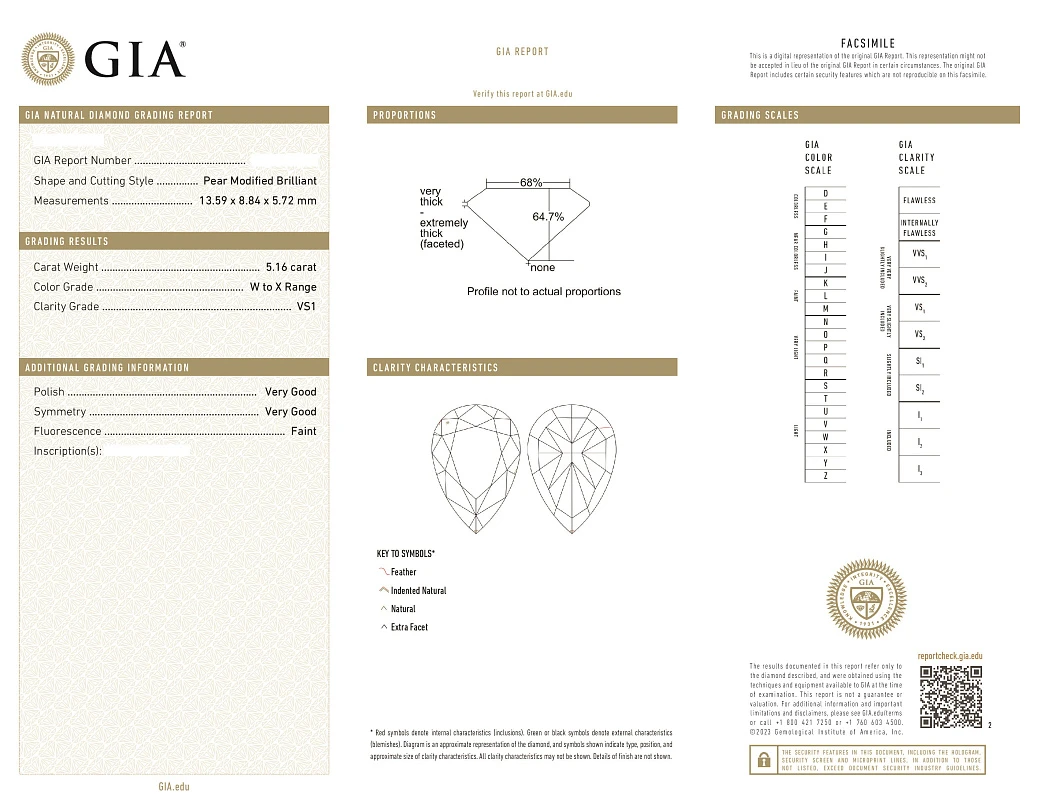 Украшение GIA  Серьги С Бриллиантами 5,16/5,03 Ct.   