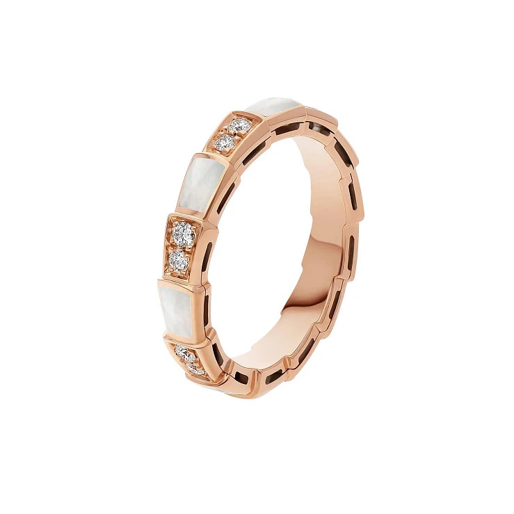 Украшение Bvlgari  Serpenti Viper Ring Rose Gold  353208 