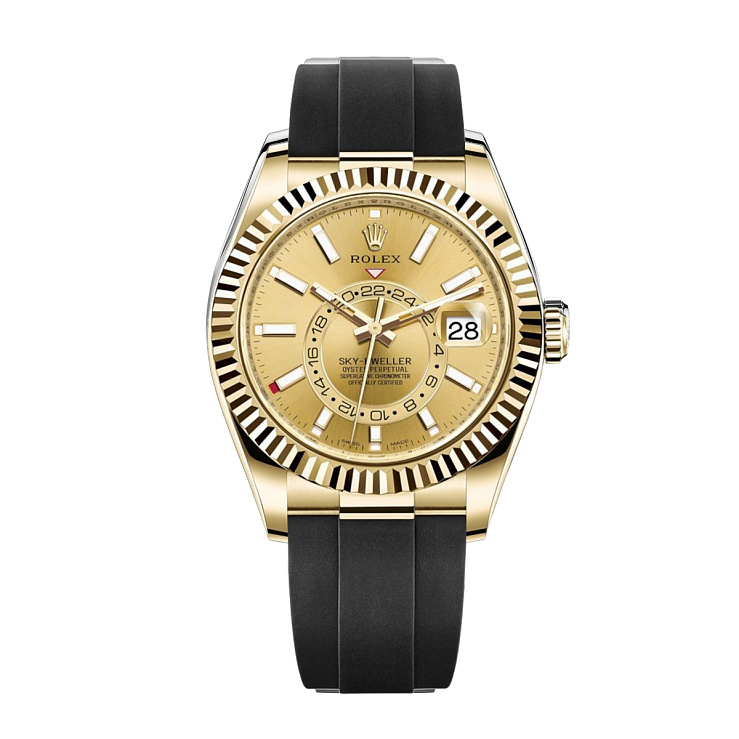 Часы Rolex  Sky Dweller 42Mm 326238 Yellow Gold Index 2021  326238