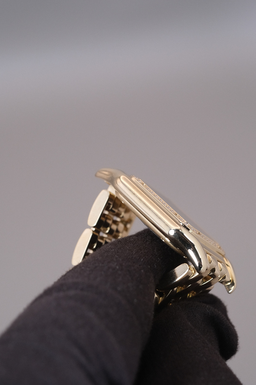 Часы Cartier  Panthere Medium Yellow Gold Diamonds  WJPN0037