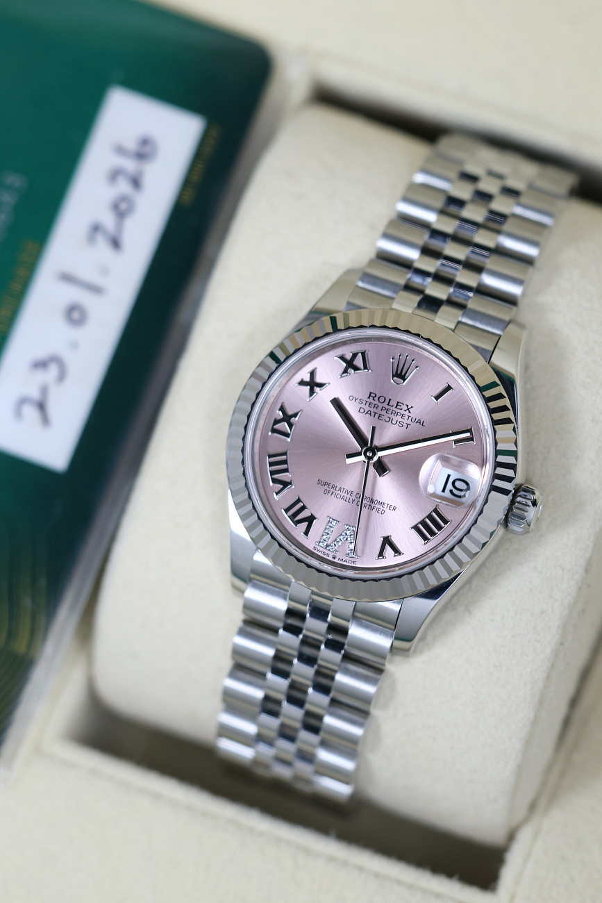 Часы Rolex  Datejust 31mm Pink Dial Diamond V  m278274-0024