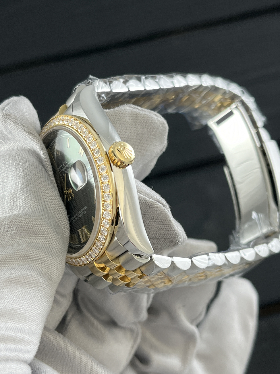 Часы Rolex  Datejust 36Mm Oystersteel Yellow Gold And Diamonds  126283RBR