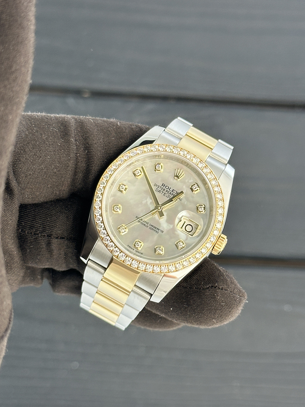 Часы Rolex  Datejust Ii 36Mm Steel And Gold Mop Dial  116243