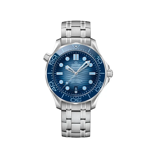 Часы Omega  Seamaster Diver 300 M Co-Axial Chronometer 42 Mm Summer Blue  210.30.42.20.03.003