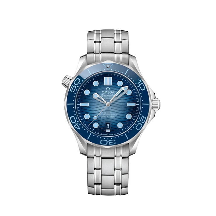 Часы Omega  Seamaster Diver 300 M Co-Axial Chronometer 42 Mm Summer Blue  210.30.42.20.03.003