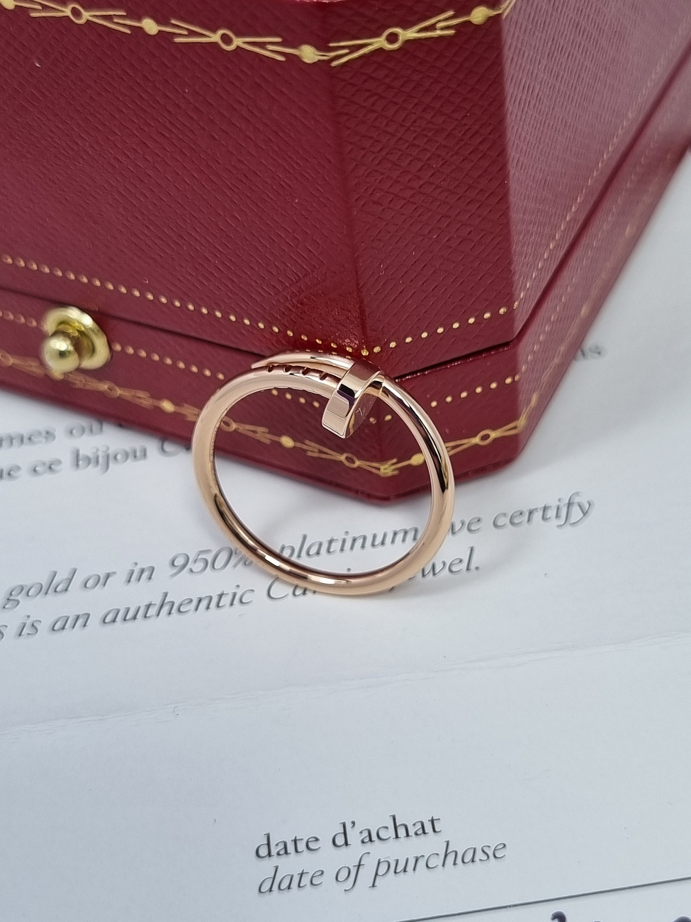 Украшение Cartier  Juste Un Clou Ring, Small Model  B4225800 