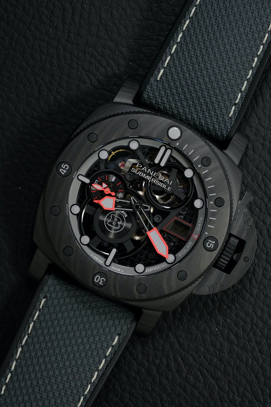 Часы Panerai  Officine Submersible S Brabus Black Ops Edition  PAM01240