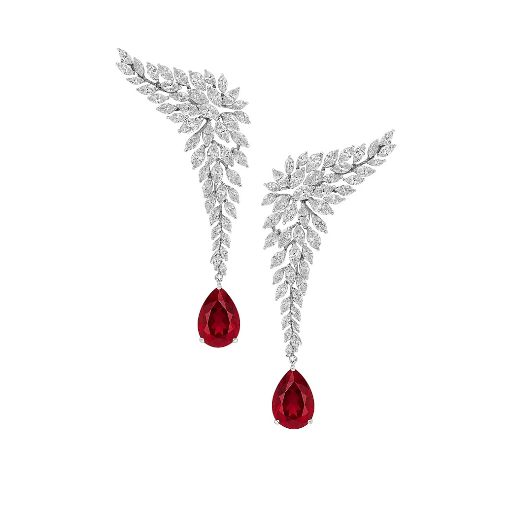 Украшение GRS GemResearch Swisslab  Серьги каффы-трансформеры   