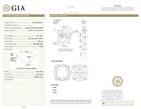 Украшение GIA  Серьги 3,01/3,02 ct. Light Greenish Yellow/VVS2-Si1   
