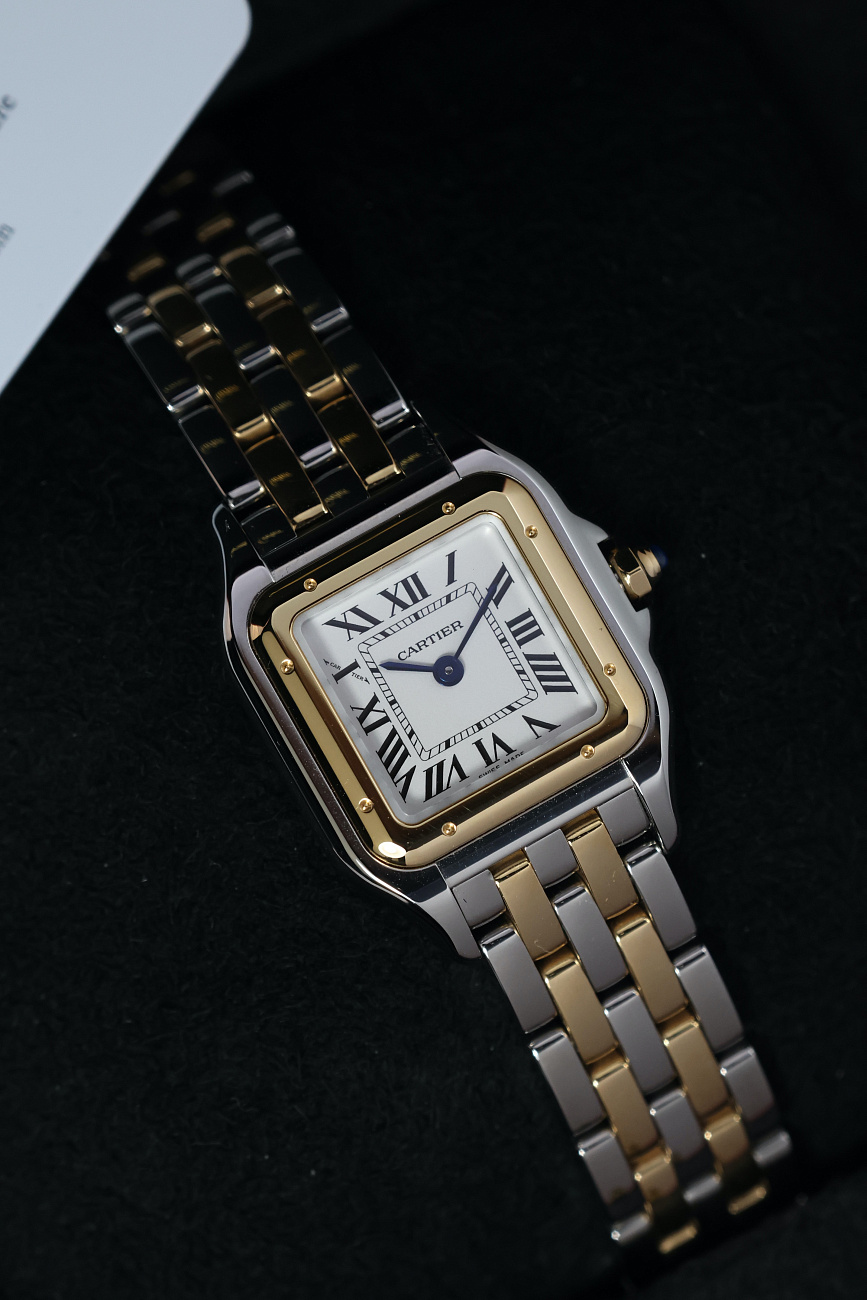Часы Cartier  Panthere De Cartier Small Steel And Yellow Gold  W2PN0018