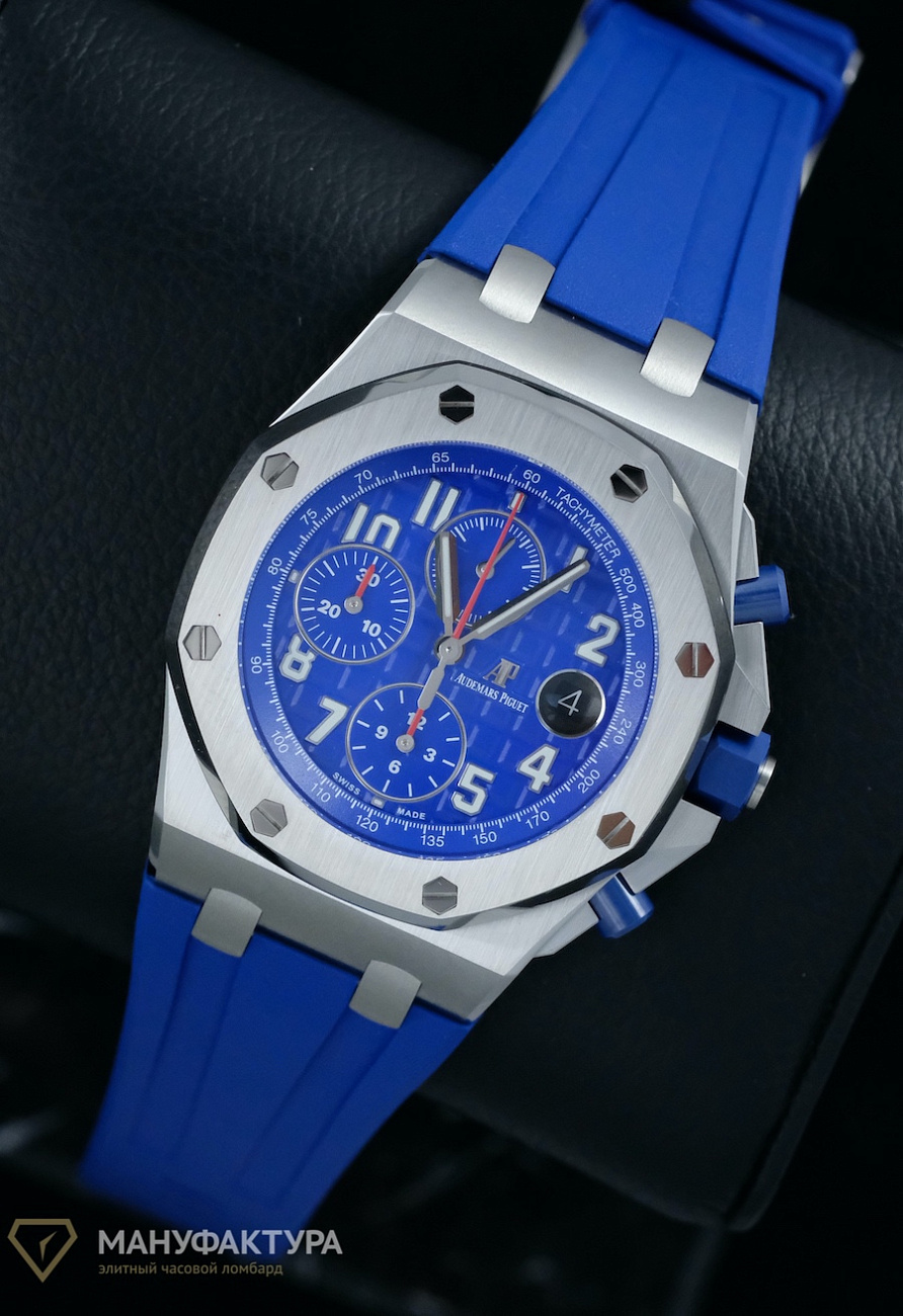 Часы Audemars Piguet  Offshore Royal Oak Electric Blue  26470ST.OO.A030CA.01