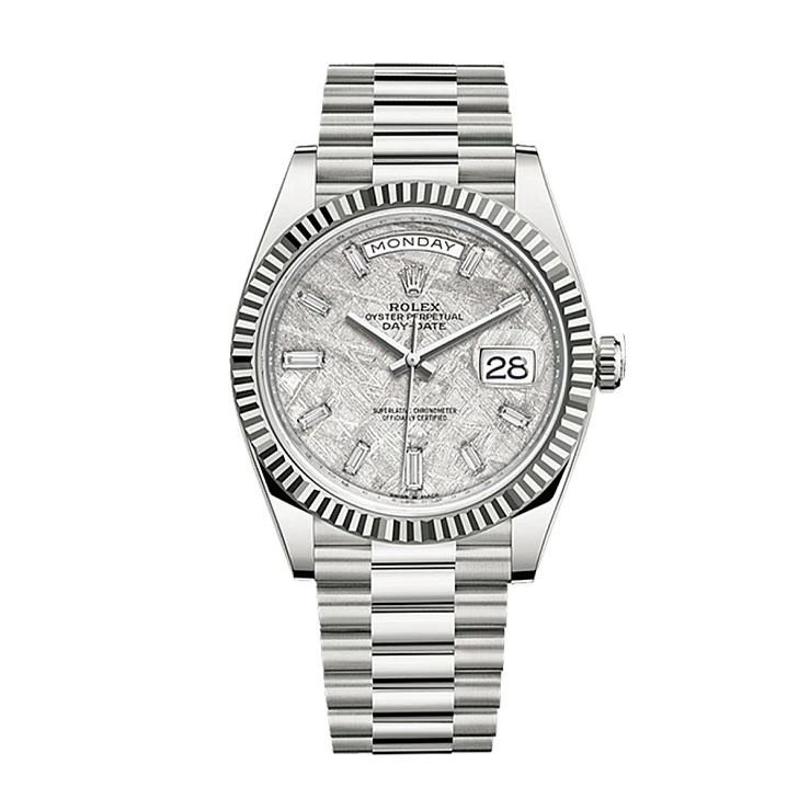 Часы Rolex  Oyster Perpetual White Gold Day-Date Meteorite 40Mm  228239