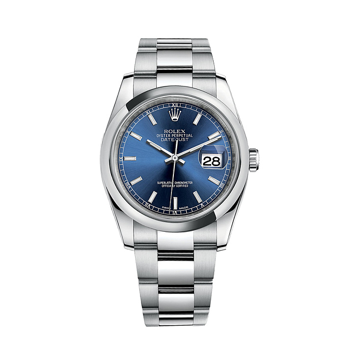 Часы Rolex  Datejust 36 Mm Blue Oyster Index  116200