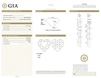 Украшение GIA  Кольцо с бриллиантами 3,01/3,01 ct. Heart Diamonds   