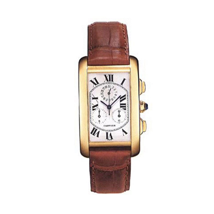 Часы Cartier  Tank Americaine Chronoflex Chronograph  W2601156