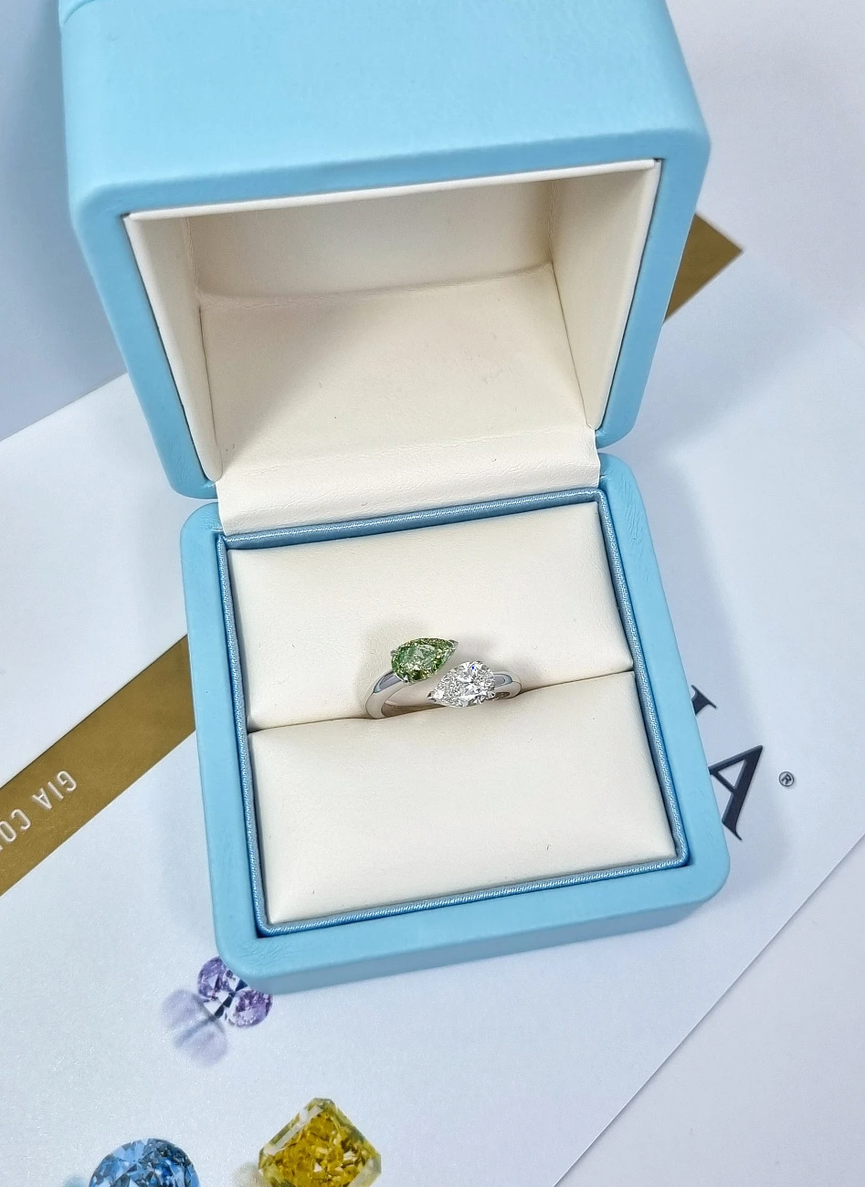 Украшение GIA  Кольцо с бриллиантами 1,01/1,20 ct.   