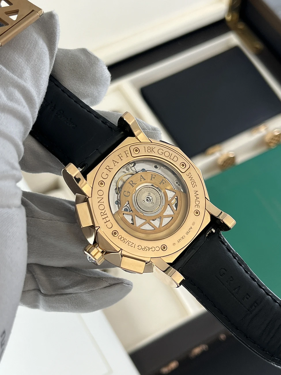 Часы Graff  Sport Chronograff 45 Mm United Arab Emirates Edition  CG45PGB3