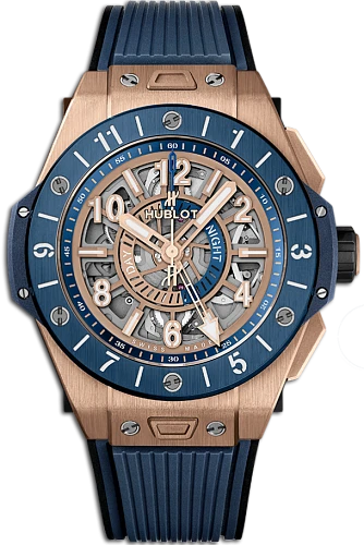 Заказать Hublot  Big Bang Unico Gmt King Gold Blue Ceramic 44 Mm  471.OL.7128.RX