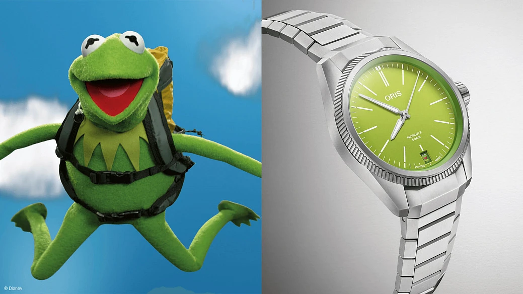 Часы ORIS  Propilot X Kermit Edition  01 400 7778 7157-Set