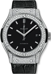Hublot Classic Fusion Titanium Pave 45