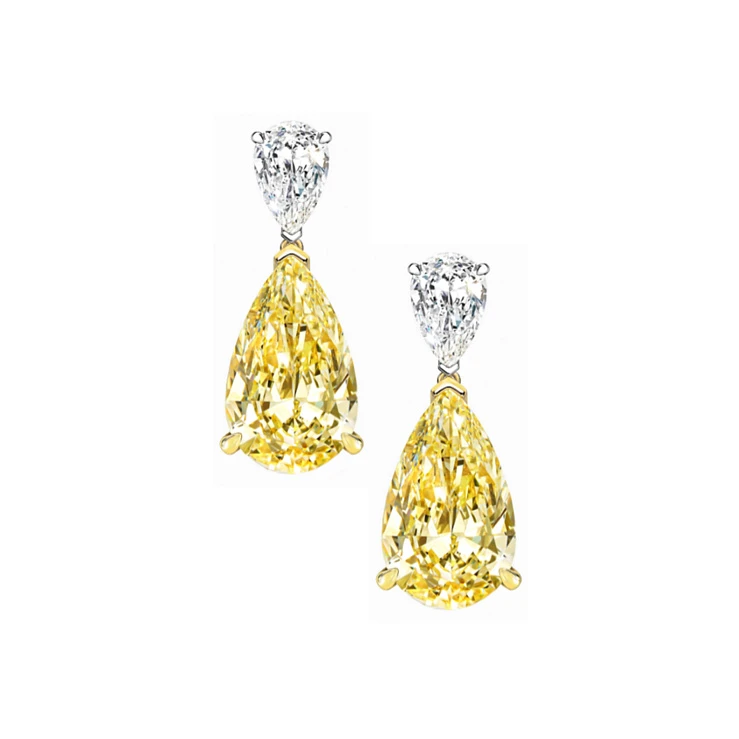 Украшение GIA  Серьги 1,51/1,51 Ct. U To V Range/Vvs2   