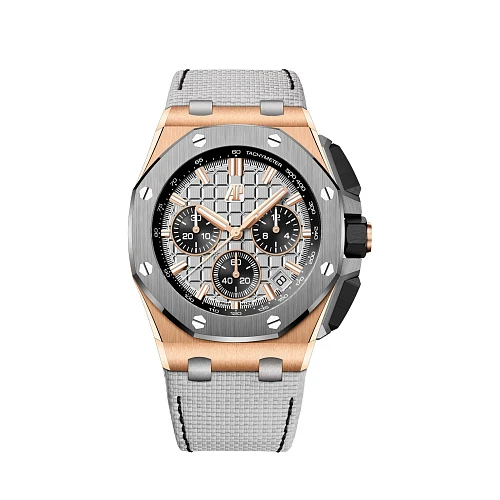 Часы Audemars Piguet  Royal Oak Offshore Selfwinding Chronograph Pink Gold Titanium Bezel Grey Dial  26420OI.OO.A015VE.01