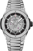 Заказать Hublot  Big Bang Integrated Time Only Titanium Pave  456.NX.0170.NX.3704
