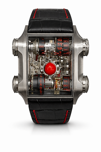 Часы CABESTAN  Kronoconcept Terra Luna Titanium Skeleton Vertical Tourbillon Piece Unique 1/1  Kronoconcept