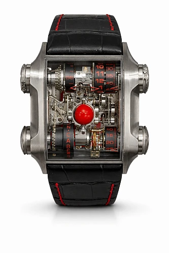 Часы CABESTAN  Kronoconcept Terra Luna Titanium Skeleton Vertical Tourbillon Piece Unique 1/1  Kronoconcept