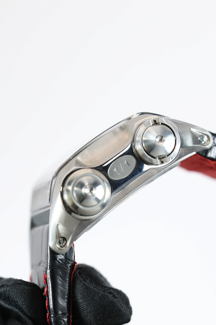 Часы CABESTAN  Kronoconcept Terra Luna Titanium Skeleton Vertical Tourbillon Piece Unique 1/1  Kronoconcept