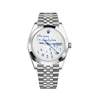 Часы Rolex  Тюнинг Oyster Perpetual Datejust 41Mm Who Cares Edition  126300 Who Cares