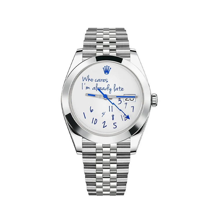 Часы Rolex  Тюнинг Oyster Perpetual Datejust 41Mm Who Cares Edition  126300 Who Cares