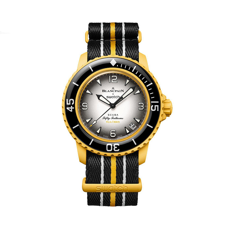 Часы Blancpain  Swatch Scuba Fifty Fathoms Pacific Ocean  SO35P100